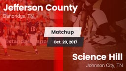 Matchup: Jefferson County vs. Science Hill  2017