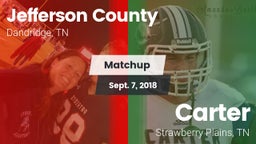 Matchup: Jefferson County vs. Carter  2018
