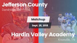 Matchup: Jefferson County vs. Hardin Valley Academy 2018
