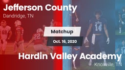 Matchup: Jefferson County vs. Hardin Valley Academy 2020