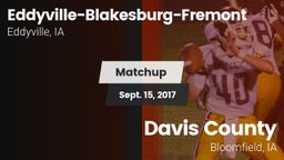 Matchup: Eddyville-Blakesburg vs. Davis County  2017