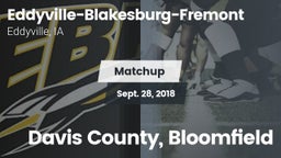 Matchup: Eddyville-Blakesburg vs. Davis County, Bloomfield 2018