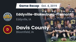 Recap: Eddyville-Blakesburg-Fremont vs. Davis County  2019