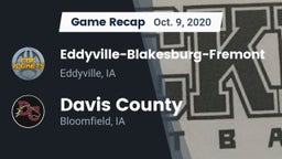 Recap: Eddyville-Blakesburg-Fremont vs. Davis County  2020