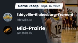Recap: Eddyville-Blakesburg-Fremont vs. Mid-Prairie  2022