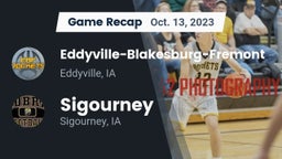 Recap: Eddyville-Blakesburg-Fremont vs. Sigourney  2023