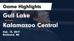 Gull Lake  vs Kalamazoo Central  Game Highlights - Feb. 15, 2019