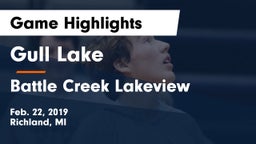 Gull Lake  vs Battle Creek Lakeview  Game Highlights - Feb. 22, 2019