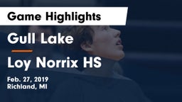 Gull Lake  vs Loy Norrix HS Game Highlights - Feb. 27, 2019