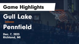 Gull Lake  vs Pennfield  Game Highlights - Dec. 7, 2023