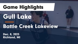 Gull Lake  vs Battle Creek Lakeview  Game Highlights - Dec. 8, 2023