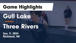 Gull Lake  vs Three Rivers  Game Highlights - Jan. 9, 2024