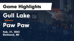 Gull Lake  vs Paw Paw  Game Highlights - Feb. 21, 2023