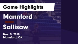 Mannford  vs Sallisaw  Game Highlights - Nov. 5, 2018