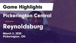 Pickerington Central  vs Reynoldsburg  Game Highlights - March 3, 2020