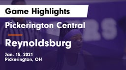 Pickerington Central  vs Reynoldsburg  Game Highlights - Jan. 15, 2021