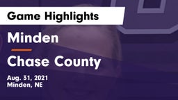Minden  vs Chase County  Game Highlights - Aug. 31, 2021