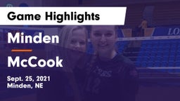 Minden  vs McCook  Game Highlights - Sept. 25, 2021