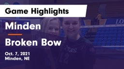 Minden  vs Broken Bow  Game Highlights - Oct. 7, 2021