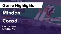 Minden  vs Cozad  Game Highlights - Oct. 12, 2021