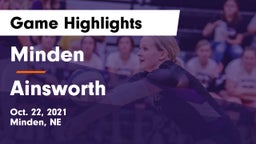 Minden  vs Ainsworth  Game Highlights - Oct. 22, 2021