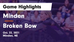 Minden  vs Broken Bow  Game Highlights - Oct. 22, 2021