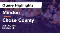 Minden  vs Chase County  Game Highlights - Aug. 30, 2022