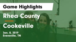Rhea County  vs Cookeville  Game Highlights - Jan. 8, 2019
