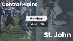 Matchup: Central Plains High vs. St. John 2016