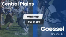 Matchup: Central Plains High vs. Goessel  2016