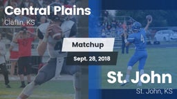 Matchup: Central Plains High vs. St. John  2018