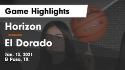 Horizon  vs El Dorado  Game Highlights - Jan. 13, 2021