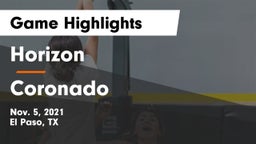 Horizon  vs Coronado  Game Highlights - Nov. 5, 2021