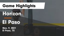 Horizon  vs El Paso  Game Highlights - Nov. 9, 2021