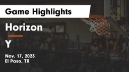 Horizon  vs Y Game Highlights - Nov. 17, 2023
