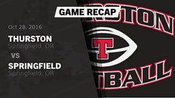 Recap: Thurston  vs. Springfield  2016