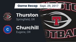 Recap: Thurston  vs. Churchill  2017