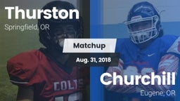 Matchup: Thurston  vs. Churchill  2018