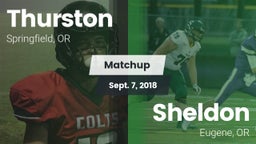 Matchup: Thurston  vs. Sheldon  2018