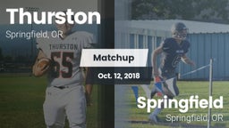 Matchup: Thurston  vs. Springfield  2018