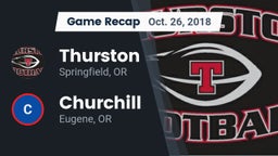 Recap: Thurston  vs. Churchill  2018