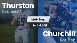 Matchup: Thurston  vs. Churchill  2019