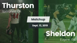 Matchup: Thurston  vs. Sheldon  2019