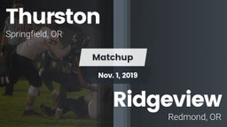 Matchup: Thurston  vs. Ridgeview  2019