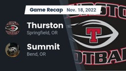 Recap: Thurston  vs. Summit  2022