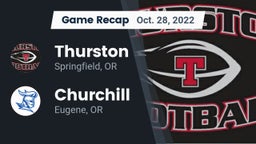 Recap: Thurston  vs. Churchill  2022