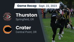 Recap: Thurston  vs. Crater  2023