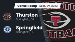 Recap: Thurston  vs. Springfield  2023