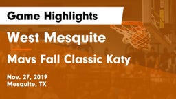 West Mesquite  vs Mavs Fall Classic Katy Game Highlights - Nov. 27, 2019