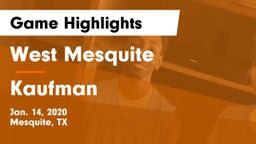 West Mesquite  vs Kaufman  Game Highlights - Jan. 14, 2020